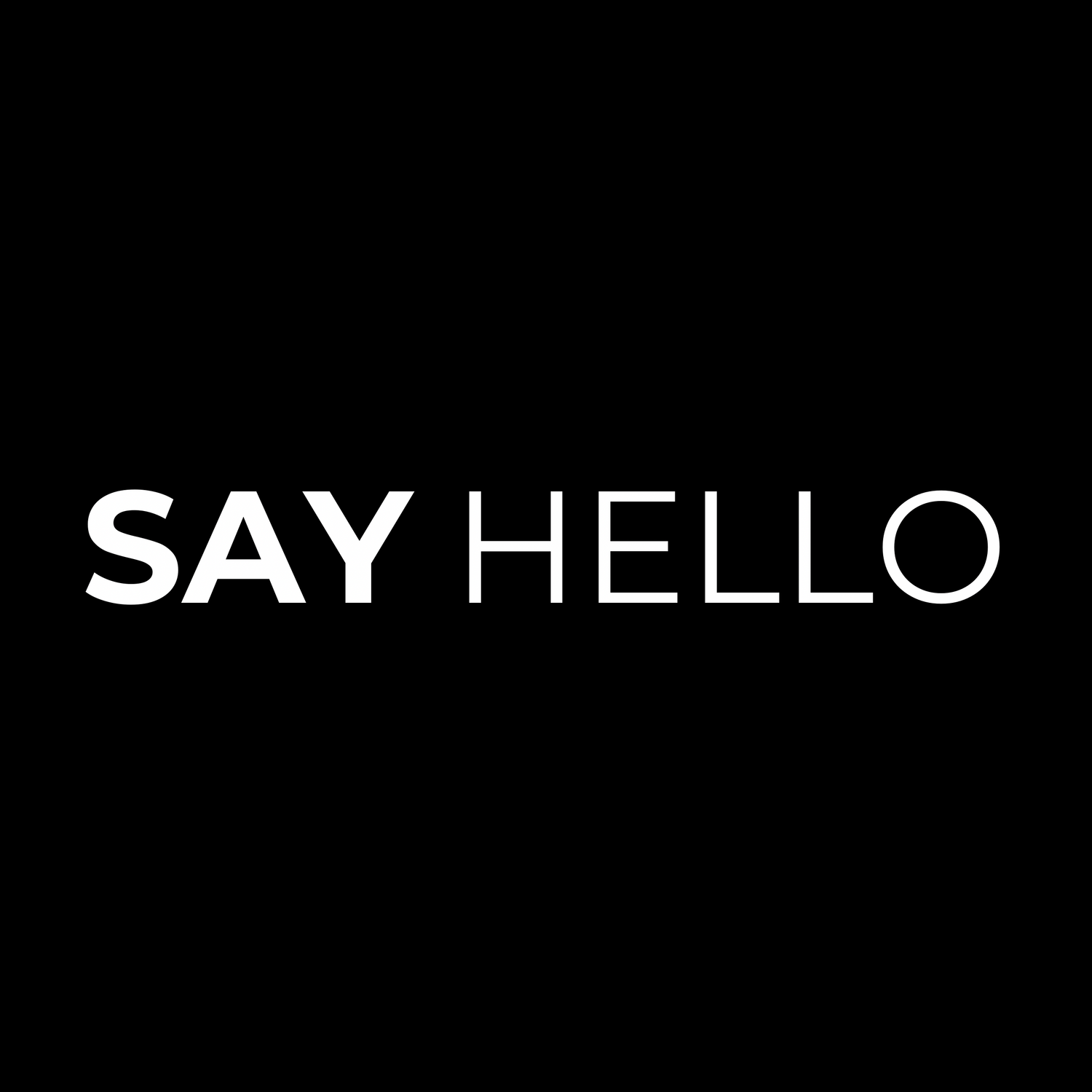 Say Hello